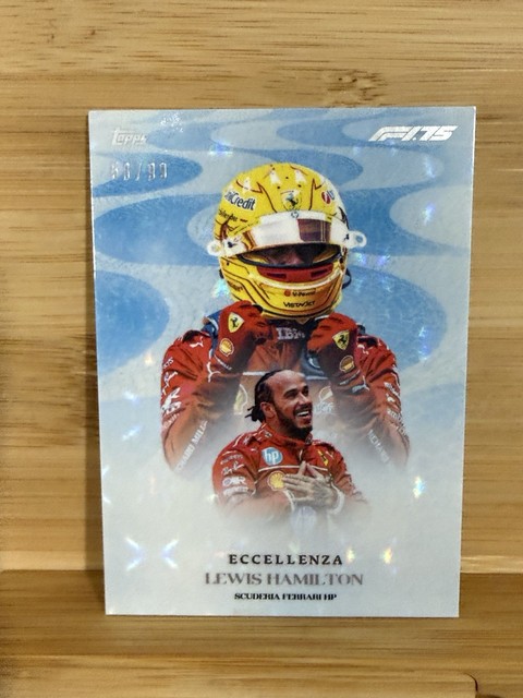 Lewis Hamilton | 2025 Topps Eccellenza Formula 1 La Passione Blue Parallel /99