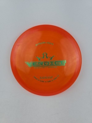 Dynamic Discs Lucid Verdict 176g Orange Green Foil Overstable Midrange Golf Disc