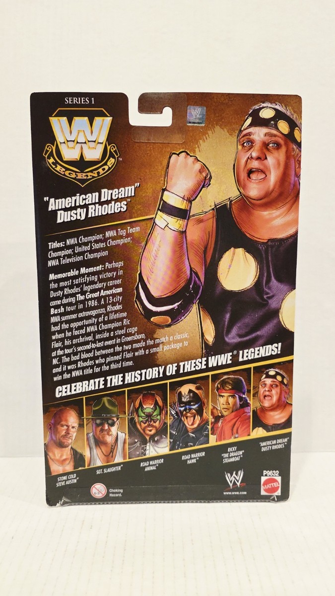 Dusty Rhodes Mattel 2010 WWE Legends Series 1 Figure