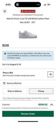 Nike Air Force 1 Lv8 Carbon Fiber White/white