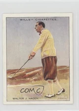 1930 Wills Famous Golfers Tobacco Walter Hagen Walter J Hagen #7