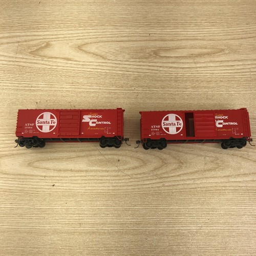 HO Accurail 8030 50' acero X-Post Boxcar Santa Fe ATSF 15658 control de choque x2 | Zustand: Used