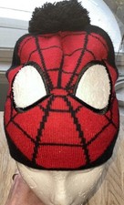 Unisex Adult MARVEL Spider-Man Acrylic Stretch Beanie, One Size