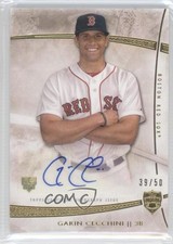 2014 Topps Supreme Auto 39/50 Garin Cecchini #SA-GCE Auto 1q7