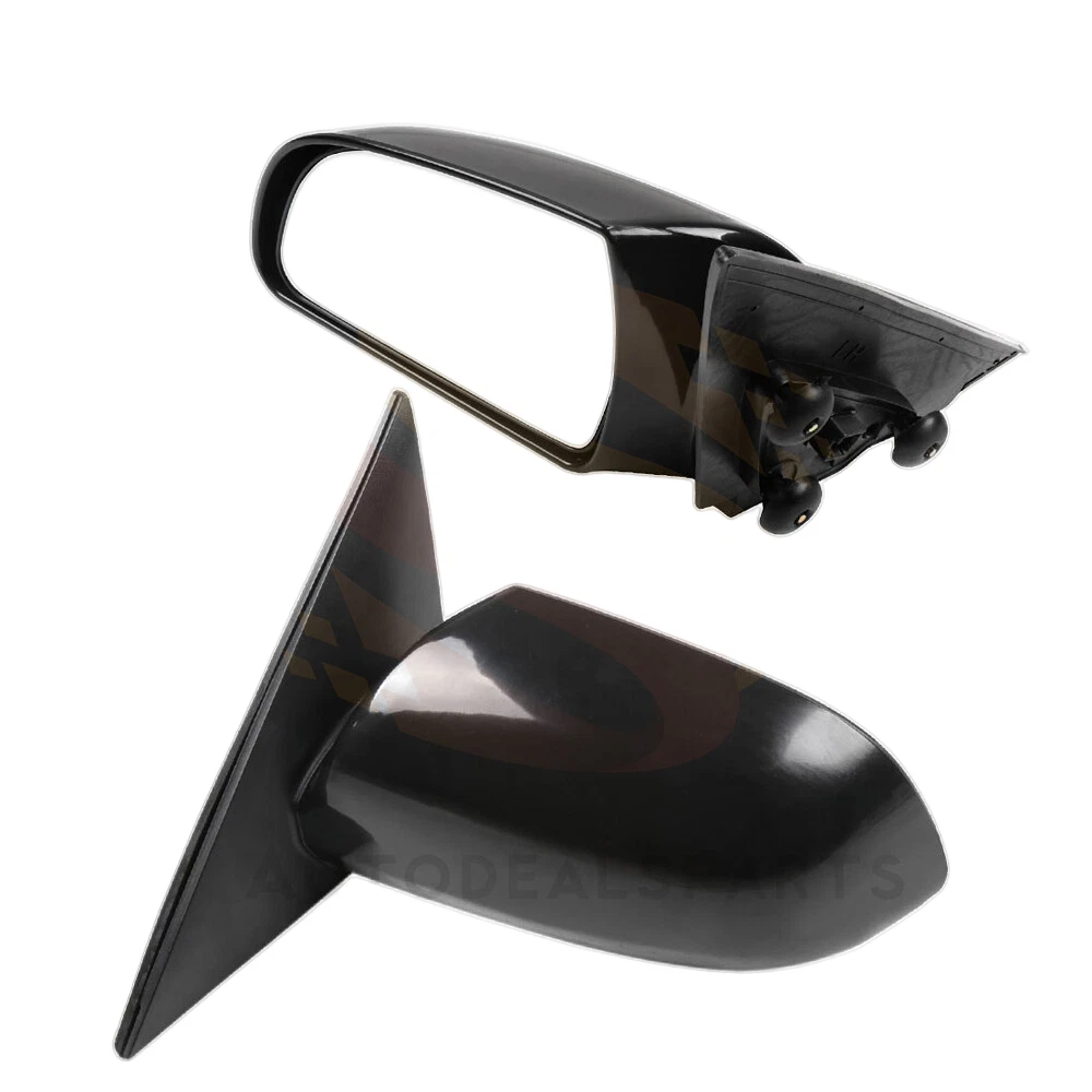 Left+Right Side Mirrors Fits 2006-2010 Hyundai Sonata Power Heated Black Cover