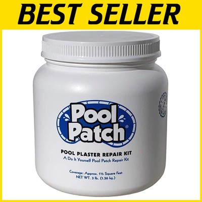 Quick-Setting Pool Plaster Kit - 3 lb for Small Repairs & Excellent Bonds