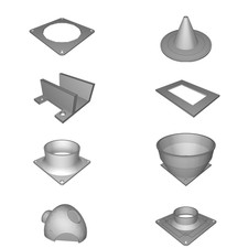 Kit Parti Serra per Coltivazione Funghi Shiitake Pleurotus Supporto FAE