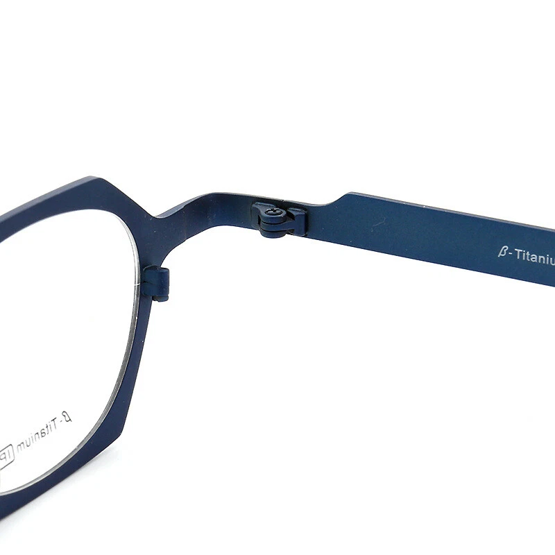 Octagon Eyeglasses Frames Men Classic Vintage Pure Titanium Glasses Women - Image 3 of 4