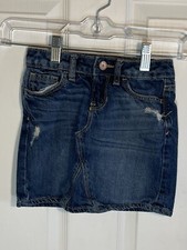 Gap Kids 1969 Denim Mini Skirt Size 6 Reg - Lightly Distressed