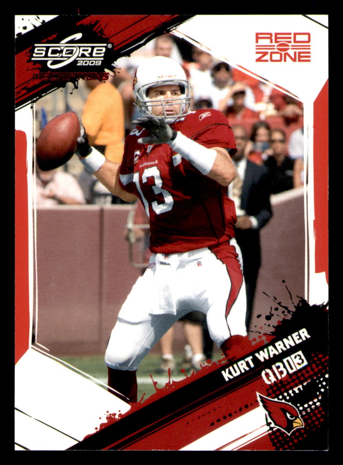 2009 Score Inscriptions Red Zone #5 Kurt Warner #27/30