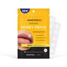 Smart Cold Sore Patch Honey - 30 ct 12mm - Fever Blister Treatment