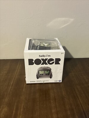 BOXER 6045395 Interactive Personality Robot Toy Black for