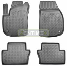 Design-3D-TPE-Gummifußmatten für Opel Zafira Family Plus B Van Kombi 5-türer 24D