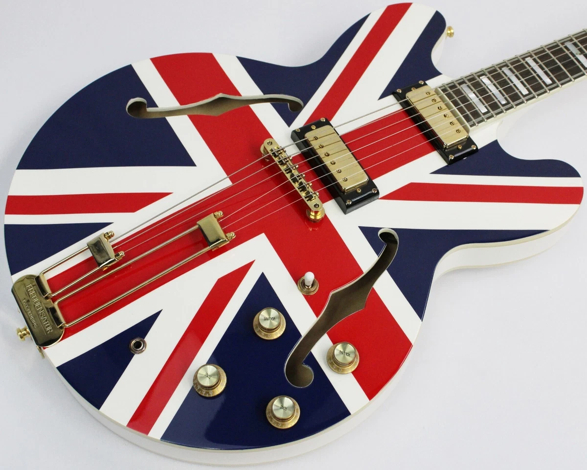 Epiphone sheraton union jack for sale outlet