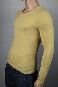 Polo Ralph Lauren Yellow Cashmere V-neck Sweater NWT $398 | eBay