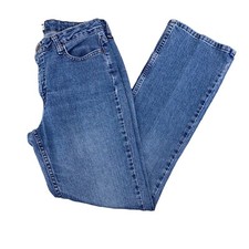Riders Womens Boot Cut Blue Faded Jeans Size 10 Mid Rise Medium Wash 5-Pocket
