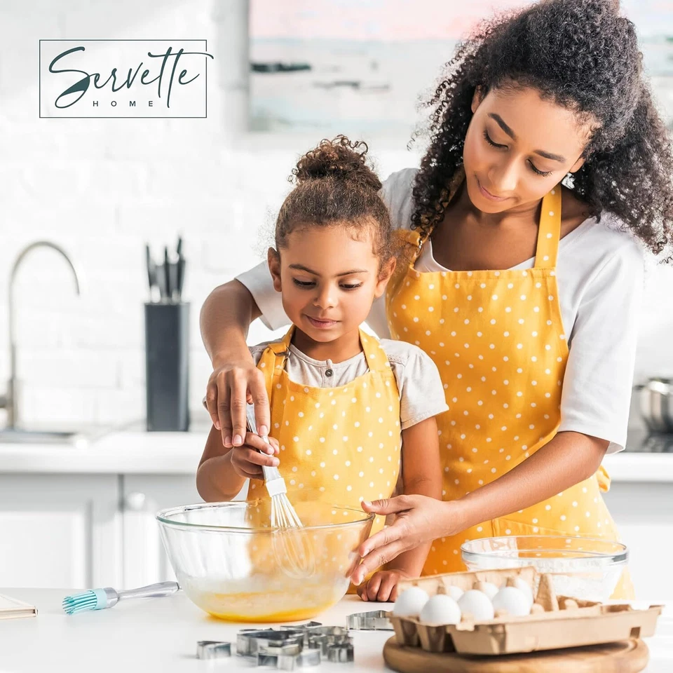 Batidores de silicona para cocinar, sin arañazos, mango de acrílico transparente, gancho colgante Foto 2 de 4