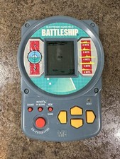 Battleship Game Electronic Hand Held MB 1995 Milton Bradley Tested Working