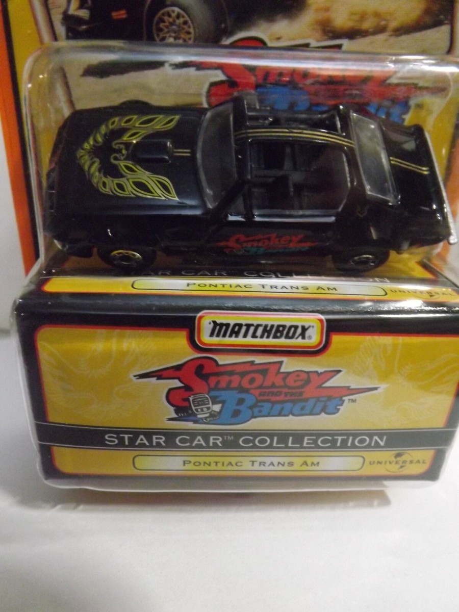 Matchbox Star Car Smokey & The Bandit Black Pontiac Trans AM