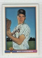 1991 Bowman #653 Wes Gardner San Diego Padres Baseball Card