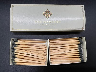 The Mansion At MGM Grand Matches Las Vegas 2 Boxes Of 2  Matches Never Struck.
