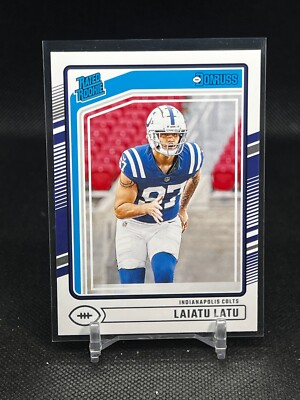 2024 Panini Donruss Football Rated Rookie Laiatu Latu #311 RC Colts