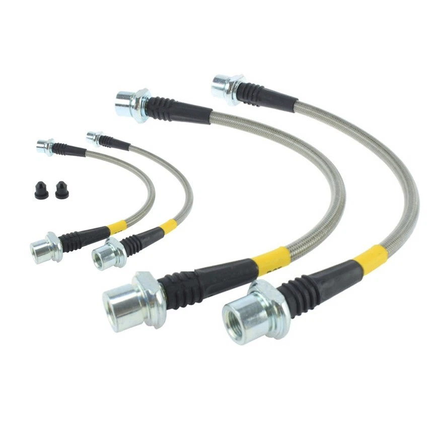 StopTech Stainless FRONT & REAR Brake lines for 2007-14 Infiniti G37 Nissan 370Z - Image 2 of 4