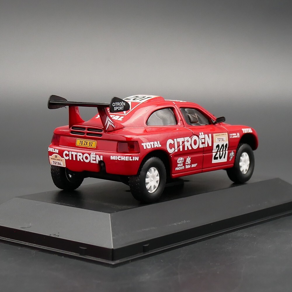 ixo 1:43 Citroen ZX Rallye Raid 1996 Dakar Racing Diecast Car