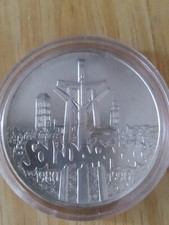 Poland 1990 100 000zl Silver 999 Coin Solidarnosc (Solidarity)1980-1990 UNC 