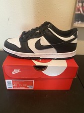 Size 4.5Y/6 Women  s - Nike Dunk Low GS  Black/White    Ships Today  