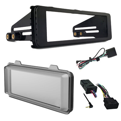 Handlebar Control Interface, Single-DIN Stereo Install Kit, Radio Cover (98-13)
