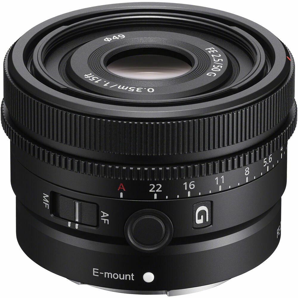 Sony FE 50mm f/2.5 G Standard Lens - E-Mount for sale online