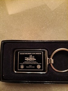 1 Sarah Mildred Long New Hampshire NH Maine ME Bridge Opening Keychain Souvenir 