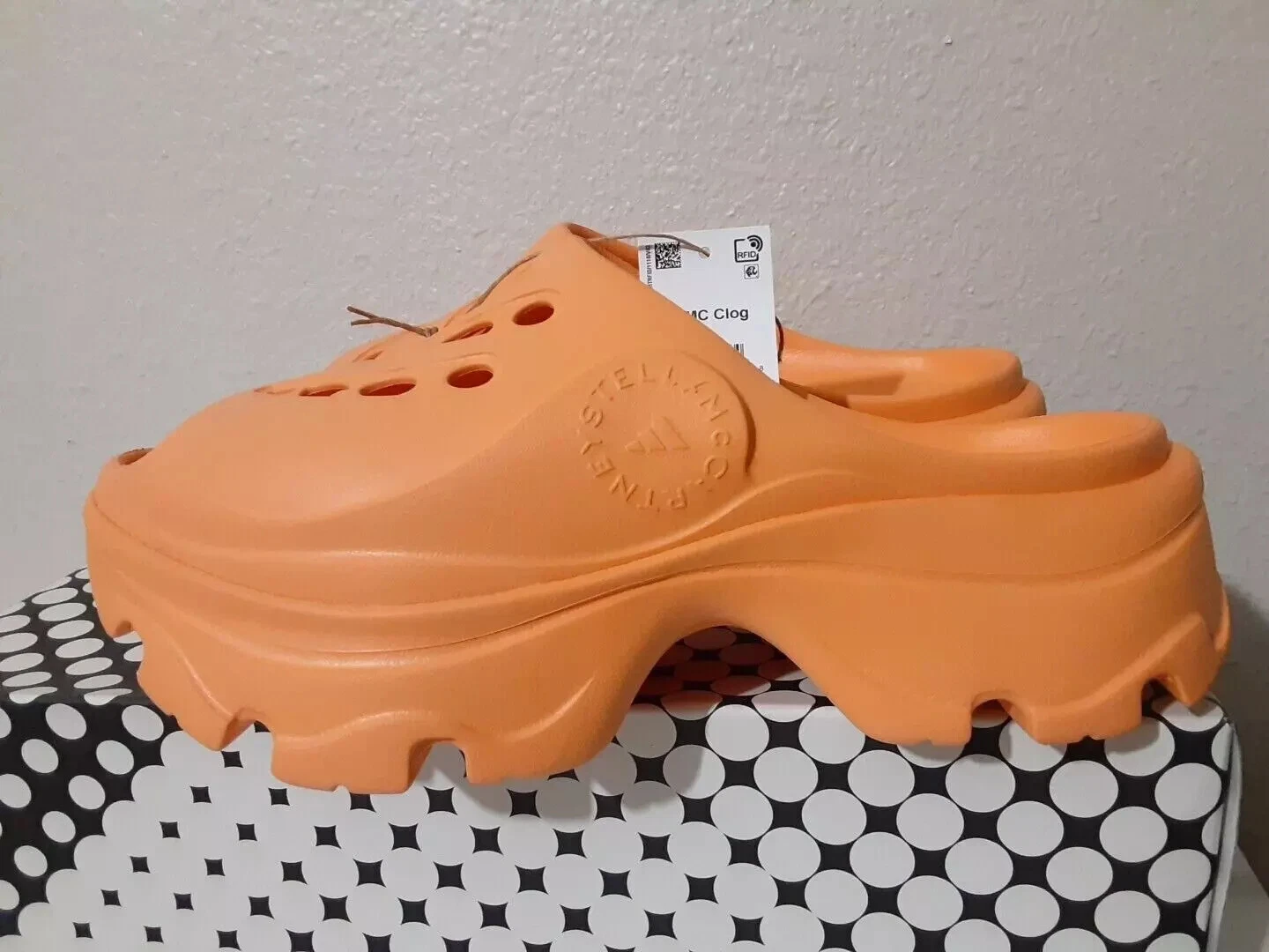 Zoccolo donna ADIDAS STELLA MCCARTNEY STELLA IF6073 ARANCIONE taglia 10