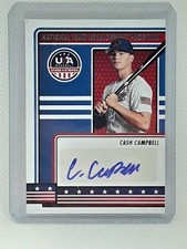 Cash Campbell 2023 USA Baseball Stars & Stripes - AUTO -