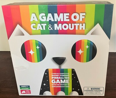 A Game of Cat & Mouth by Exploding Kittens, SEALED WITH SMALL TEAR IN WRAP