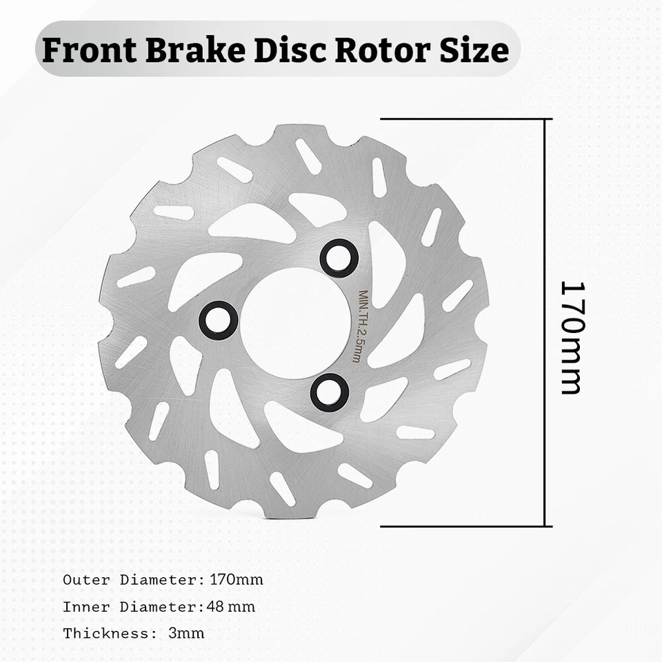 Rotores de disco de freno delanteros para Suzuki Quadsport LTZ 400 LTZ250 Quadracer 500 LT500R Foto 3 de 4