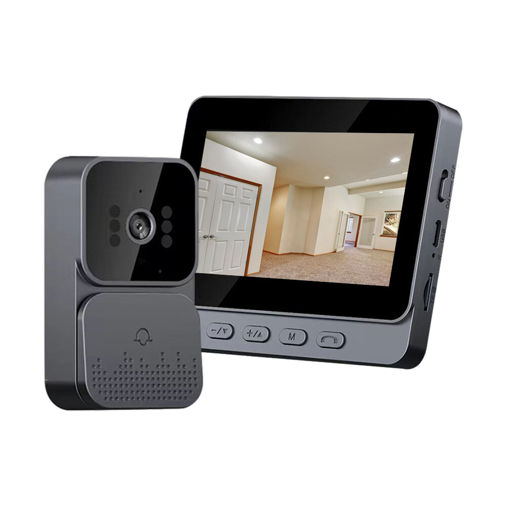 4.3-Inch Wireless Video Doorbell Camera with Night Vision B7I3-image