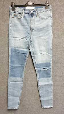 GAP 1969 Patchwork True Skinny Super High Rise Jeans W28 Tall LN101 KK 05