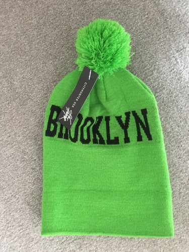NWT Genuine Beanie Hat Cap NY GREEN 