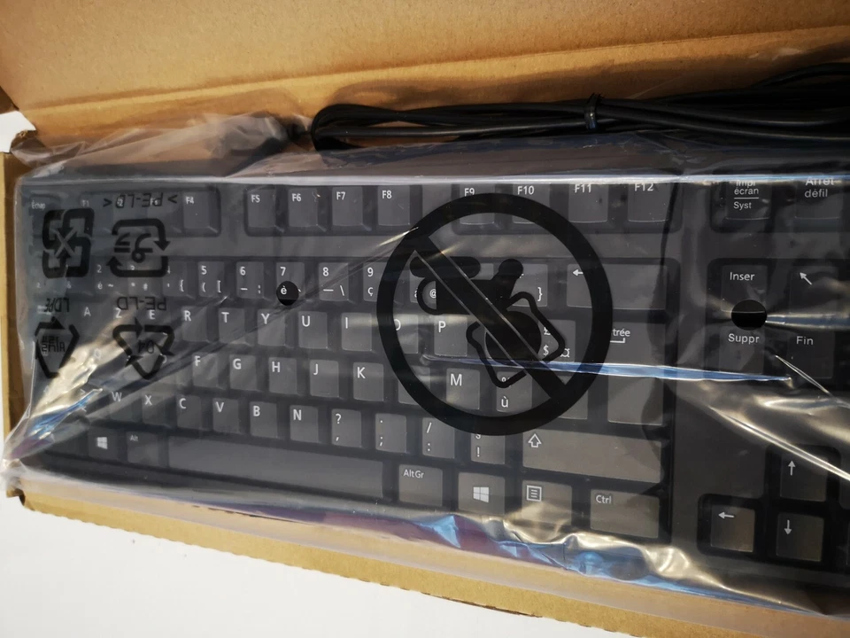 Dell Keyboard French Language Black Slim (1043100) - Image 3 of 4