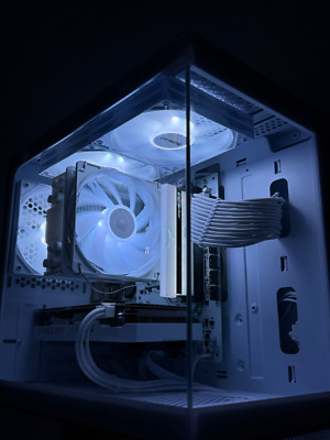 Custom White RGB Gaming PC AMD Ryzen 5 5600X 16GB DDR4 Nvidia RTX 3060 1Tb NVMe