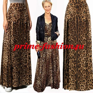 leopard maxi skirts