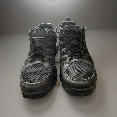 Skechers SkechAir Envoy black memory foam walking hiking lace up