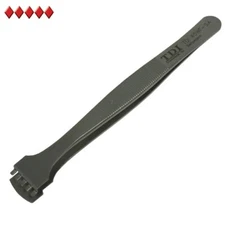 Two TDI 45WF-SA High Precision 5″ Wafer Handling Tweezers (Made In Switzerland)