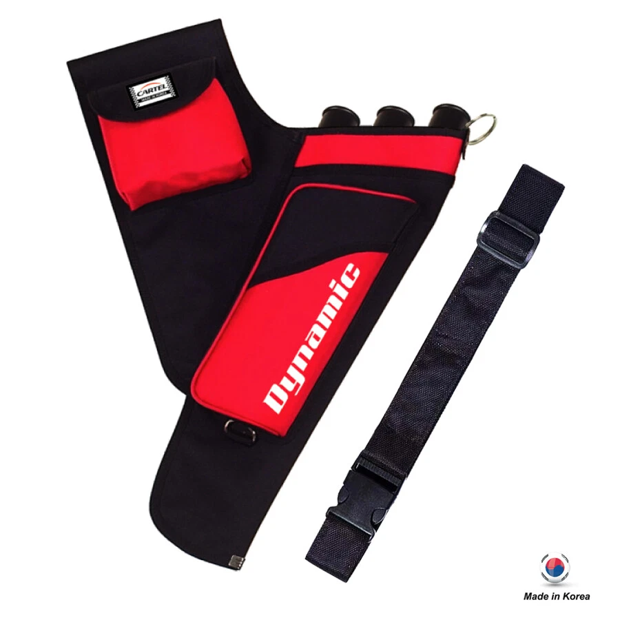 Cartel Archery Dynamic 501 Recurve Bow Hip Quiver 3 Tube - Image 2 of 3