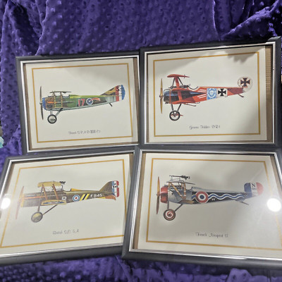 German Fokker, French Nieuport 17, French SPAD , British S.E. 5A   8 x 10'' Pics