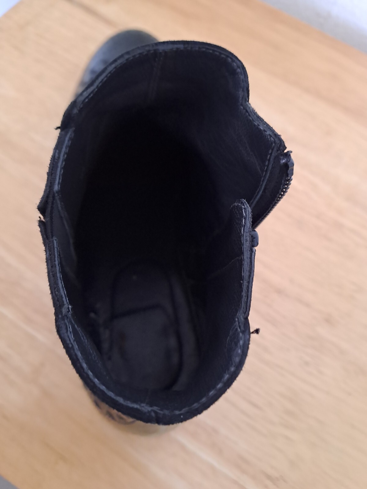 Stuart Weitzman Black Suede & Pattern Leather Win… - image 7