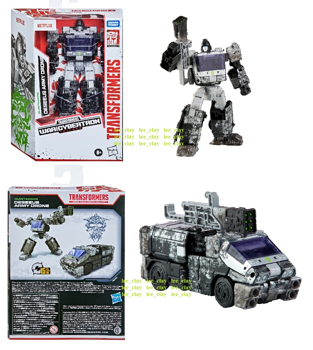 Transformers NETFLIX War for Cybertron Trilogy Deseeus Army Drone