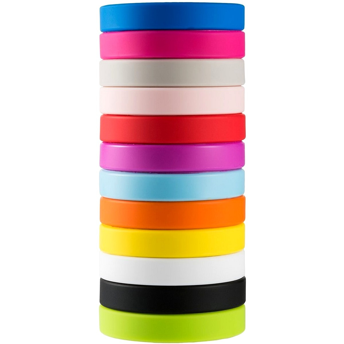 12 Different Assorted Color Wristbands 8